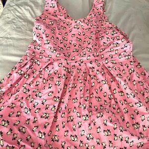 French Bulldog Fit and Flare dress